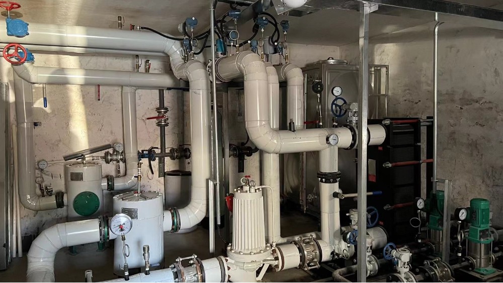 滎陽壇山熱力鴻祥洋房換熱站自控系統